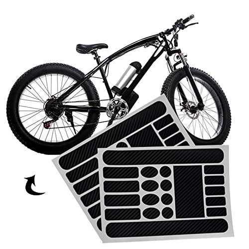 Pellicola Protettiva MTB,Anti-Scratch Stickers Transparent Anti Dust Waterproof Sticker,Adesivi Bici,Proteggi Telaio per Bicicletta Chainstay per Mountain Bike, BMX, Bici da Corsa,Autoadesivo,2 PCS