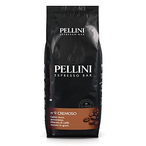 Pellini Espresso Bar, Caffè In Grani, N.9 Cremoso, ‎13 x 7.5 x 2...