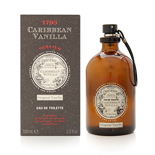 Perlier, Linea Caribbean Vanilla  - Eau De Toilette - il profumo della Vaniglia dei Caraibi - Flacone in Vetro da 100 ml