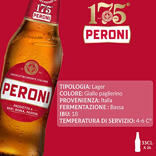 Peroni Birra 175 Anniversario, Cassa Birra con 24 Birre in Bottigli...