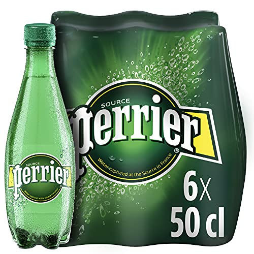 Perrier - Acqua minerale frizzante, 6 x 50 cl PET
