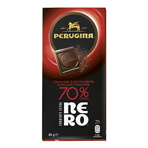 PERUGINA NERO Fondente Extra 70% Tavoletta di Cioccolato Fondente 85g
