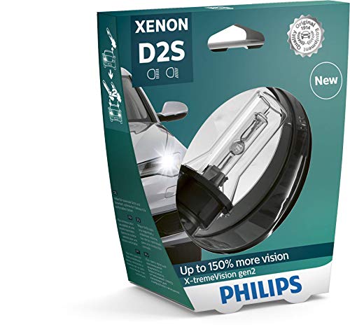 Philips 85122XV2S1 Lampadina per Fari allo Xenon X-tremeVision gen2 D2S, Blister Singolo