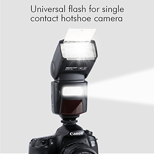 PHOTOOLEX M500 Flash Speedlite per Canon Nikon Sony Panasonic Olymp...
