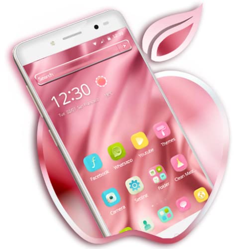 Pink Apple Bubble X Phone Theme...