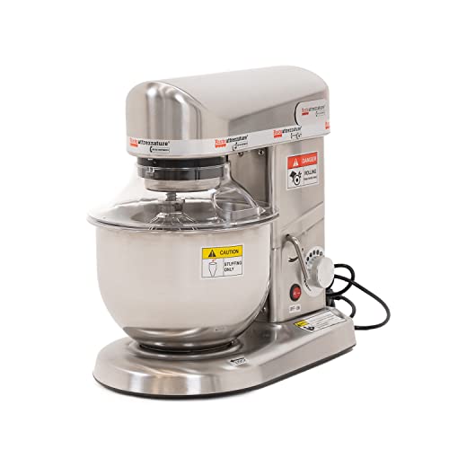 Planetaria Mixer Professionale - Impastatrice Elettrica Robot da Cucina - in Acciaio Inox - 230 V, Capacità 5 Litri