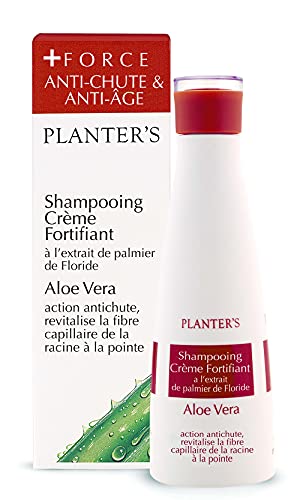 Planter s - Shampoo Vigore all Aloe Vera. Shampoo fortificante anticaduta per capelli fragili. Con vitamine, creatina e serenoa repens. 200 ml