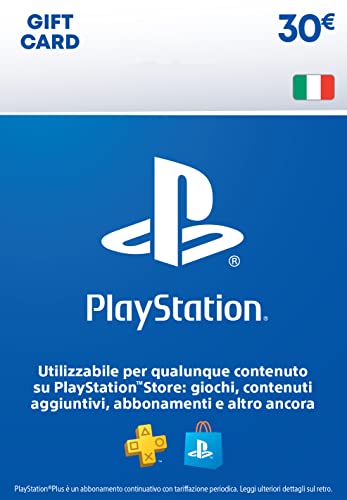 PlayStation Store Gift Card 30 EUR | PSN Account italiano | PS5 PS4 Codice download