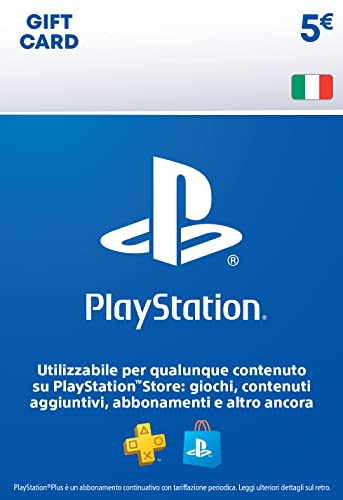 PlayStation Store Gift Card 5 EUR | PSN Account italiano | PS5 PS4 Codice download