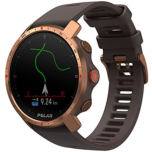 Polar Grit X Pro - Smartwatch Sportivo con GPS - Robustezza di Livello Militare, Vetro Zaffiro, Frequenza Cardiaca dal Polso, Navigazione - Eccellente per Sport Outdoor, Trail running, Hiking