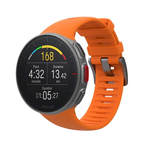 Polar Vantage V Premium Smartwatch con GPS, Misurazione della Frequenza Cardiaca dal Polso, Adatto a Running, Nuoto, Bici e Qualsiasi Altro Sport - Controllo Musica, Meteo, Notifiche Telefoniche