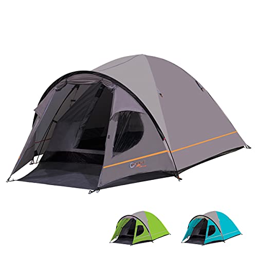 Portal Bravo 3 cupola tenda da campeggio con soggiorno per 3 persone Outdoor la famiglia tenda con la casa, Durata Ventilazione, Telo impermeabile, con 4000 mm di colonna d  acqua