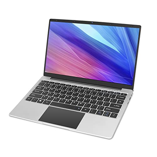 Portatile Laptop 14.1 Pollici 6GB RAM Windows 10 MEBERRY Notebook, 64GB SSD | 128GB Espandibili | HDMI | Bluetooth 4.0 | Aux 3.5mm | USB 3.0   2.0, Corpo in Metallo Grigio(Tastiera con layout US)