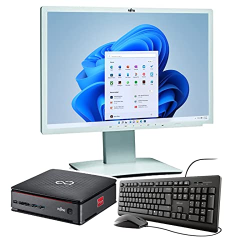 Postazione Completa All in one Fujitsu Esprimo Q920 Intel Core i5 – SSD 240 GB -RAM 8 GB -Monitor 24” B24w - Windows 11 Pro Business Desktop Computer Mini PC (Ricondizionato)