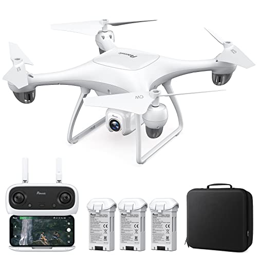 Potensic Drone con Telecamera 4K, Dreamer Mini GPS Drone 1 3 CMOS 12MP Sensore, Drone Professionale 5G WiFi FPV Trasmissione, Drone con Fotocamera 4K con Seguimi, Volo Circolare, Volo Waypoint, Zaino