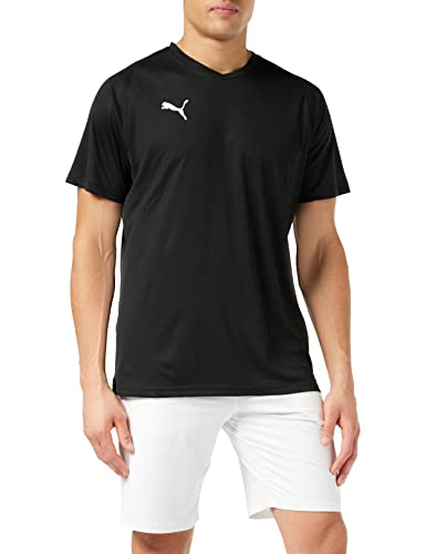Puma Liga Jersey Core, Maglia Calcio Uomo, Nero Black White, L
