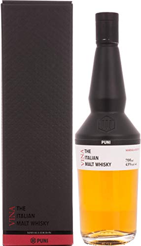 Puni Vina MARSALA The Italian Malt Whisky 43% Vol. 0,7l in Giftbox...