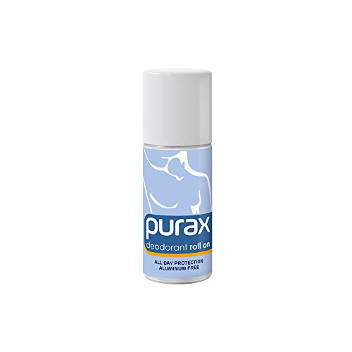 Purax deodorante roll on senza alluminio, 50 ml