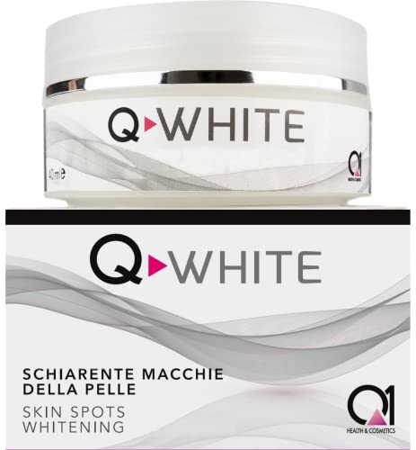 Q1 Q-White Gel Crema Schiarente Macchie Viso e Corpo | Crema Antima...