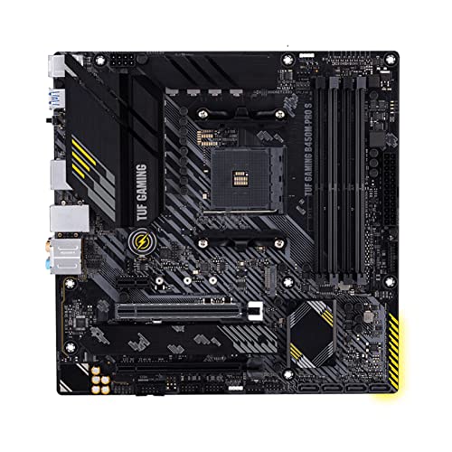 QHCS Fit for ASUS TUF Gaming B450M PRO S AMD Ryzen 5 3600 R5 3600 Cpumotherboard Suit Socket AM4 Scheda Madre del Gioco per computerScheda Madre per Computer