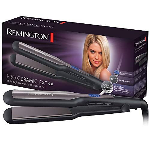 Remington Piastra per capelli, Larga, ideale capelli lunghi e folti...