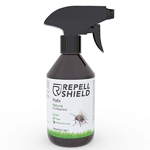 RepellShield Spray Repellente Mosche per Cani e Cavalli - Antimosch...