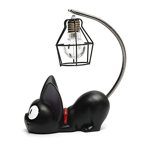Resina creativa Kiki Cat Animal Night Light, Ornamenti Decorazione per la casa Regalo Piccola lampada da vivaio per gatti Respirazione LED Night Lamp