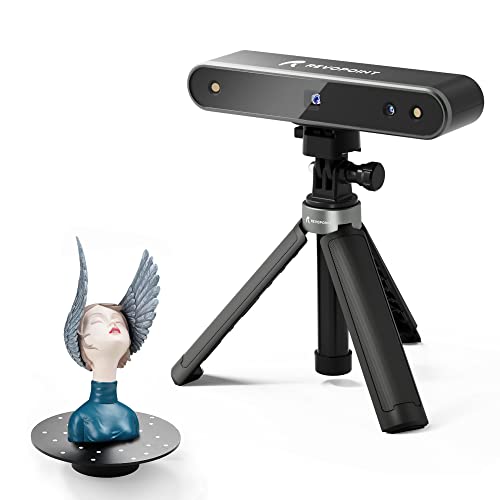 Revopoint 3D Scanner-0.05mm Accuratezza-10 FPS Velocità di scansione-Scanner 3D portatile per la stampa 3D - POP2 Premium