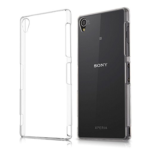 REY Cover in Gel TPU Trasparente per Sony Xperia Z3, Ultra Sottile 0,33 mm, Morbido Flessibile, Custodia Silicone