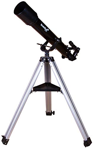 Rifrattore Levenhuk Skyline BASE 70T – Perfetto Come Primo Telescopio per Osservare Oggetti Terrestri, la Luna e i Pianeti del Sistema Solare