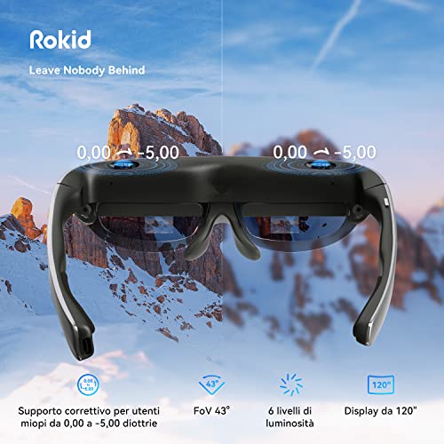 Rokid Air Occhiali AR Realtà Aumentata Cuffie Tech Indossabili Occ...
