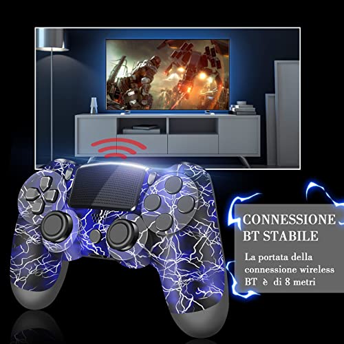 Roseason Wireless Controller Compatible with Play4 Pro Slim, Replac...