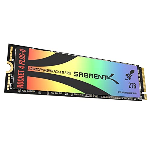Sabrent SSD 2TB, SSD interno, SSD NVMe PCIe M.2 2280, Disco a stato...