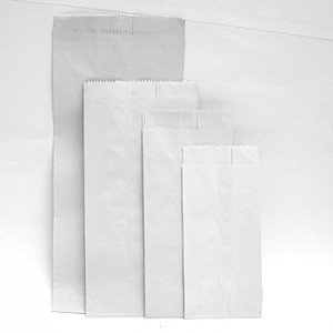 Sacchetti di carta bianchi - Formato cm. 14x28 - Scatola da Kg. 10 ...