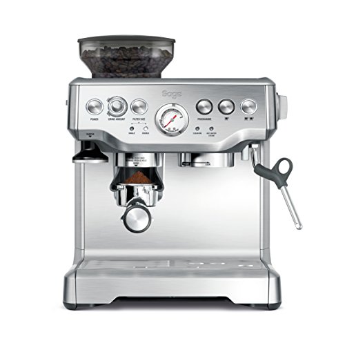 Sage Appliances The Barista Express Macchina per caffè, 2400 W, 1 Cups, 18 8, Grigio Acciaio Inossidabile