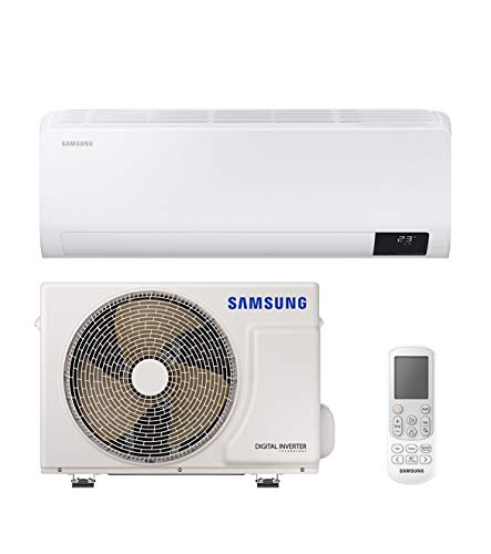 Samsung Clima Luzon Climatizzatore Monosplit, 12000 BTU, GAS R32, AR12TXHZAWKNEU+AR12TXHZAWKXEU, [Classe di efficienza energetica A++ A+]