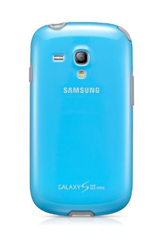 Samsung EFC-1M7BLEGSTD Protective Cover per Galaxy S3 Mini, Azzurro