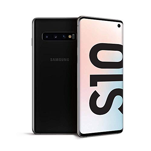 Samsung Galaxy S10 Smartphone, Display 6.1  Dynamic AMOLED, 128 GB Espandibili, RAM 8 GB, Batteria 3400 mAh, 4G, Dual SIM, Android 9 Pie, Nero (Prism Black)