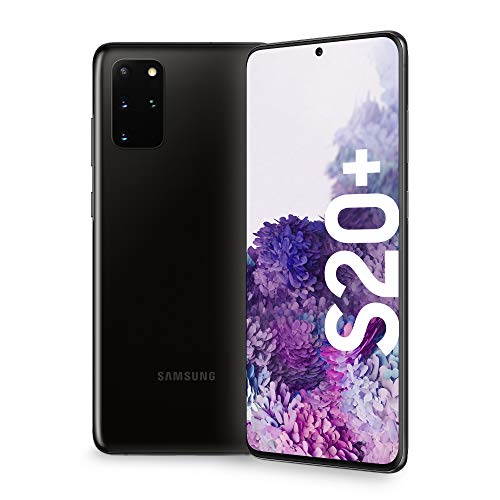 Samsung Galaxy S20+ Smartphone, 4G, Display 6.7  Dynamic AMOLED 2X, 4 Fotocamere Posteriori, 128 GB Espandibili, RAM 8 GB, Batteria 4500 mAh, Hybrid SIM eSIM, Nero