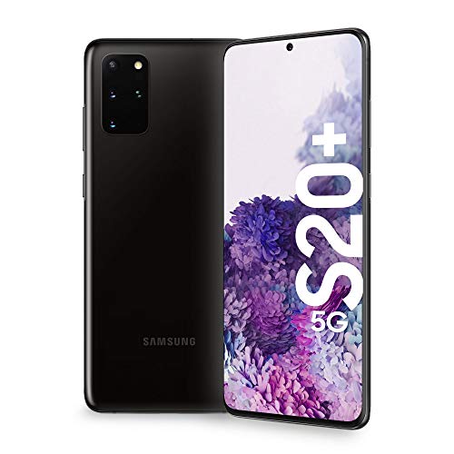 Samsung Galaxy S20+ Smartphone, 5G, Display 6.7  Dynamic AMOLED 2X, 4 Fotocamere Posteriori, 128 GB Espandibili, RAM 12 GB, Batteria 4500 mAh, Hybrid SIM eSIM, Nero