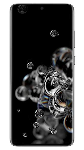 Samsung Galaxy S20 Ultra Smartphone, 5G, Display 6.9  Dynamic AMOLED 2X, 4 Fotocamere Posteriori, 128 GB Espandibili, RAM 12 GB, 5000 mAh, Hybrid SIM eSIM, Grigio (Cosmic)