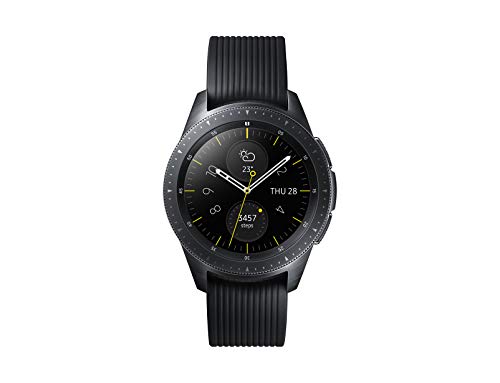 Samsung Galaxy Watch, Bluetooth 4.2, Processore 1.15 GHz, 4 GB Memoria ROM, Funzioni per fitness, GPS integrato, Nero, 42 mm [Versione Italiana]