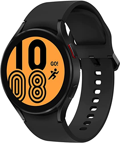 Samsung Galaxy Watch4 44mm Orologio Smartwatch, Monitoraggio Salute, Fitness Tracker, Batteria lunga durata, Bluetooth, Nero, 2021 [Versione Italiana]