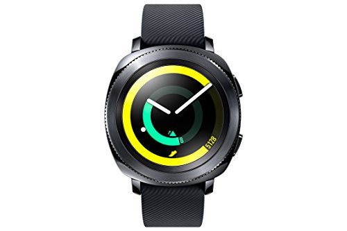 Samsung Gear Sport Smartwatch, GPS, Impermeabile 5ATM, Lettore MP3 Integrato, Nero, [Versione Italiana]