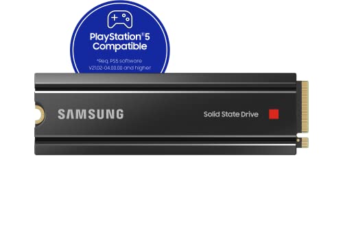 Samsung Memorie 980 PRO Con Dissipatore Di Calore, SSD Interno Da 1TB, ‎Nero