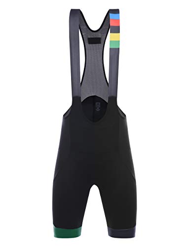 Santini UCI Triple Crown, Pantaloncini Uomo, Multicolore, L