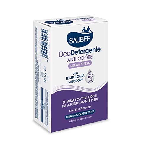 SAUBER Deodetergente Anti Odore Solido Derma Difesa - 90 g