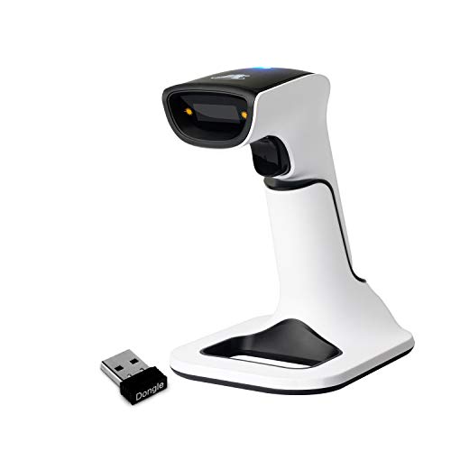 ScanAvenger Scanner portatile wireless Bluetooth 3 in 1, senza fili, con pistola di scansione 1D e 2D per la gestione dell inventario, senza fili, portatile, lettore di codici a barre USB QR