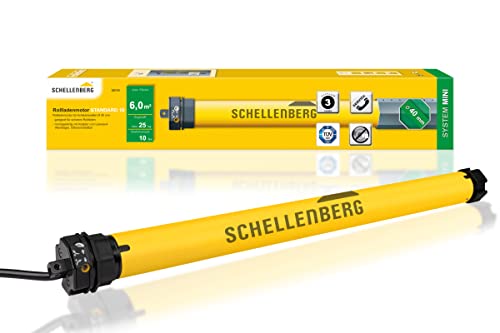 Schellenberg 20110 Maxi Standard - Motore tubolare per tapparelle, 10 Nm