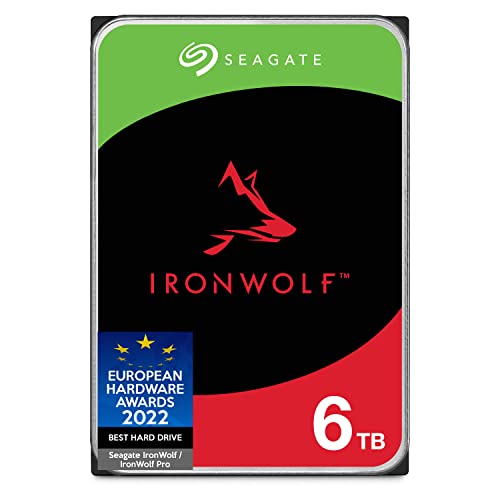 Seagate IronWolf, 6 TB, Hard Disk SATA da 6 GBit s, HDD, CMR 3,5  5...